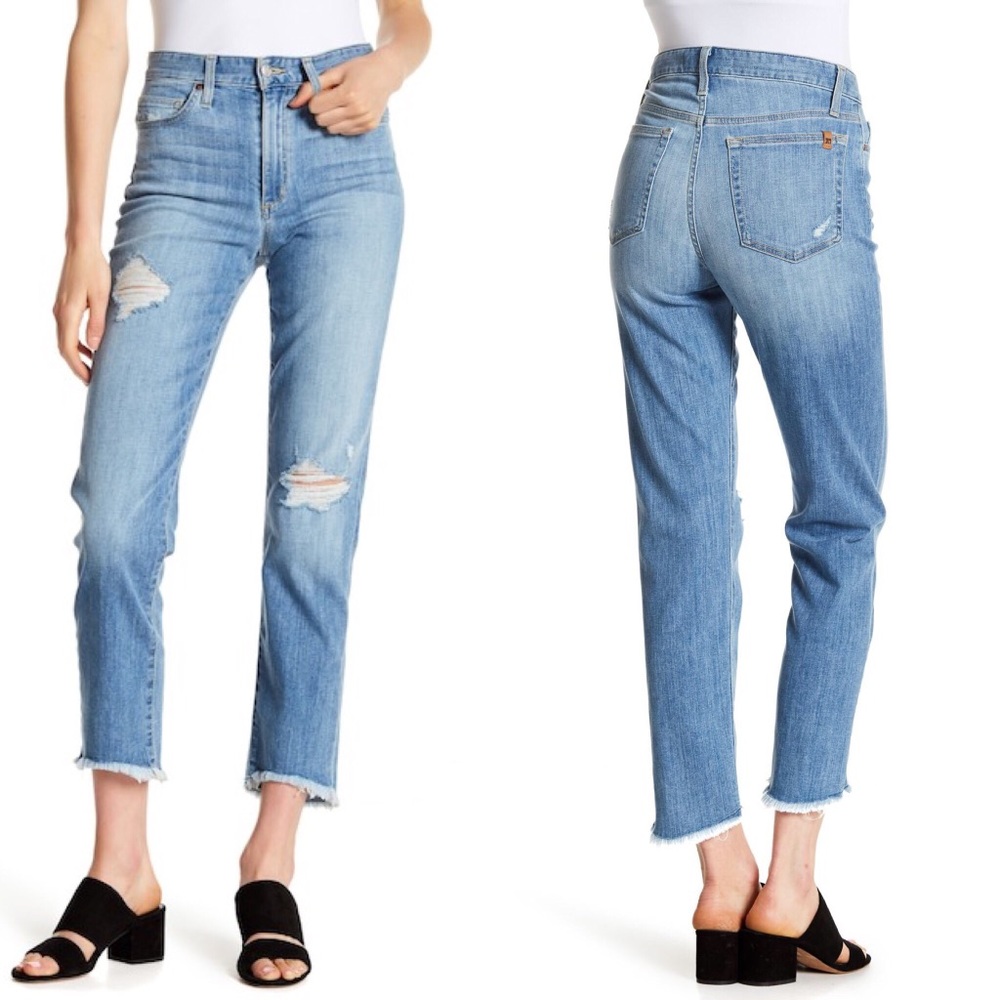 Joes Jeans Kim High Rise Straight Denim Sz 28